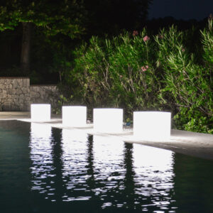 cubi luminosi da esterno