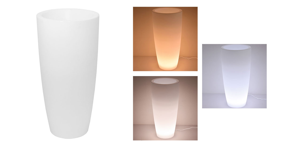 colore luce vaso cypress led