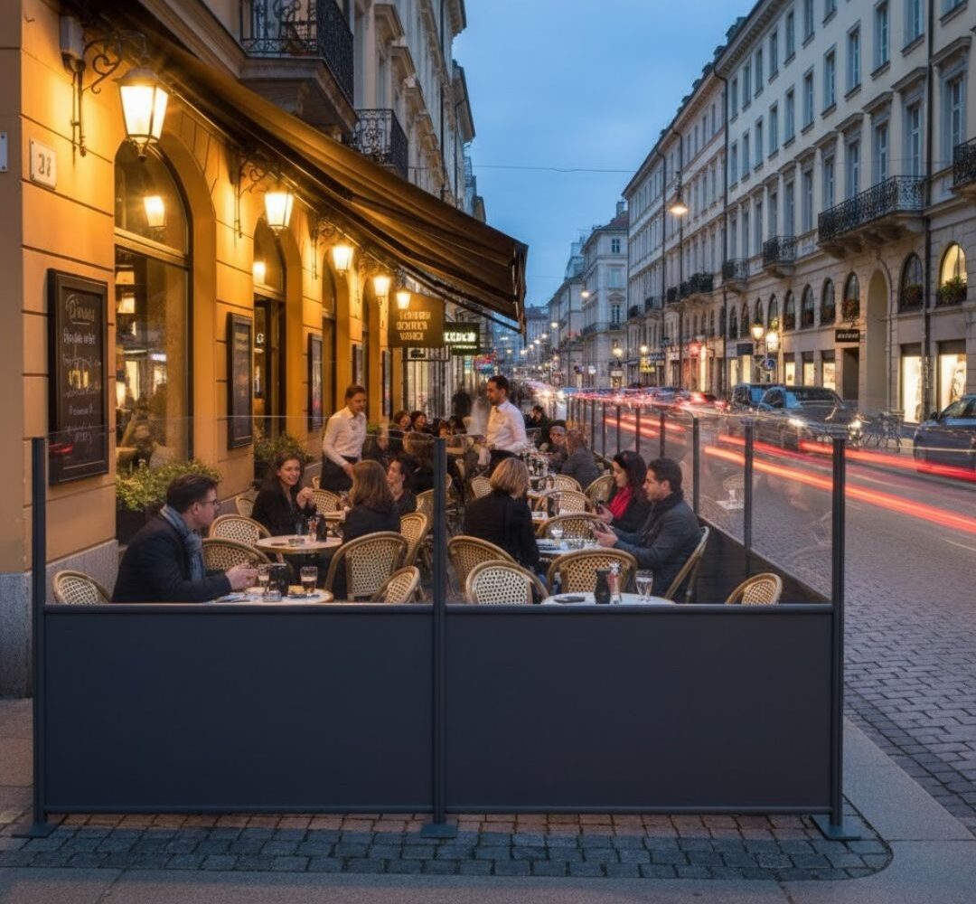 paravento per bar