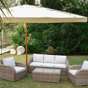 ombrellone da giardino in legno
