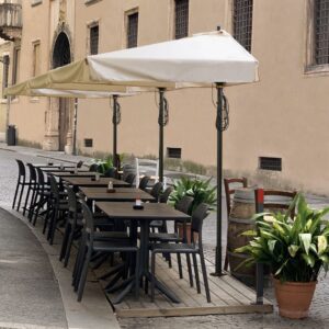 mezzo ombrelloni in alluminio