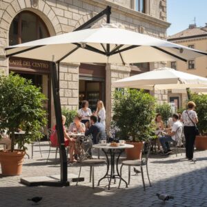ombrellone decentrato telo rotondo