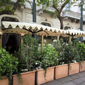 Anteprima ombrelloni in alluminio per bar